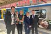 Ben Carroll MP at Flinders Street station facilities opening