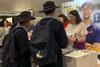 au-students at Australia careers fair