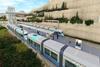 Haifa Nazareth light rail impression (Image Yenon Design and Research Ltd)