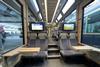 Low-floor gauge-changing panoramic coaches have been added to enhance the accessibility of GoldenPass Express services