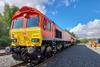 DB Cargo UK 66039 fitted with ETCS technology travels to RIDC (Photo Network Rail)