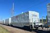 Chicago South Shore & South Bend Railroad coil wagons (Photo ARH)