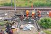 French high speed railway sabotage repairs (Photo SNCF)