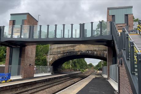 Garforth Beacon bridge footbridge (Photo Network Rail)