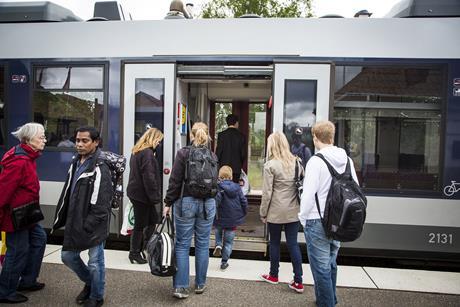 Lokaltog passengers (Photo Lokaltog)