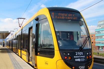 Budapest CAF tram