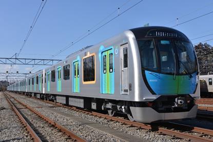 The first Series 40000 EMU for Seibu Railway was unveiled in Tokyo on February 13. (Photo: Kazumiki Miura)